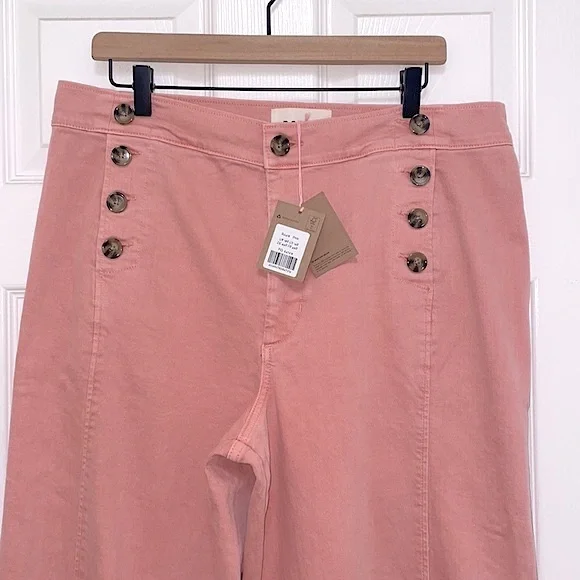 NWT Boden Sailor Wide Leg Pants in Pink - Picture 9 of 13